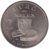 MELUN - 2 euro des villes - 1998 - Etat : SPL