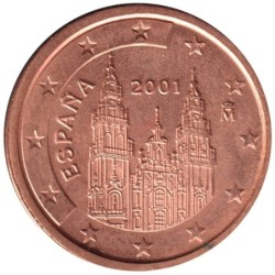 ESPAGNE - 2 cents d'euro - 2001
