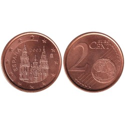 ESPAGNE - 2 cents d'euro - 2003