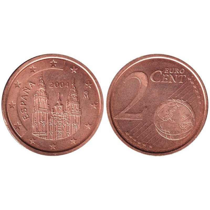 ESPAGNE - 2 cents d'euro - 2004