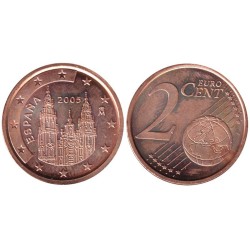 ESPAGNE - 2 cents d'euro - 2005