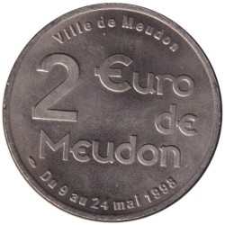 MEUDON - 2 euro des villes - 1998 - Etat : SPL