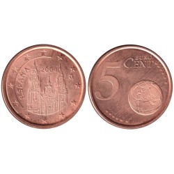 ESPAGNE - 5 cents d'euro - 2004