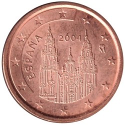 ESPAGNE - 5 cents d'euro - 2004