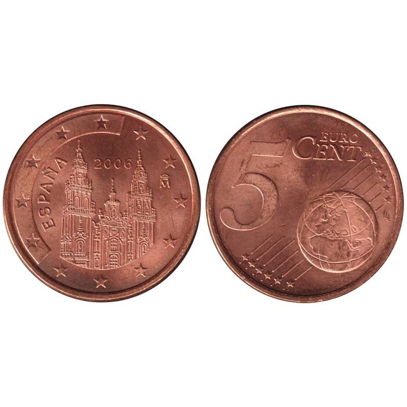 ESPAGNE - 5 cents d'euro - 2006