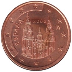 ESPAGNE - 5 cents d'euro - 2008