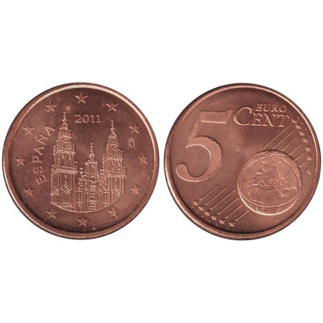 ESPAGNE - 5 cents d'euro - 2011