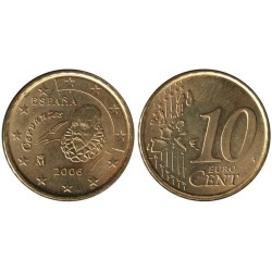 ESPAGNE - 10 cents d'euro - 2006
