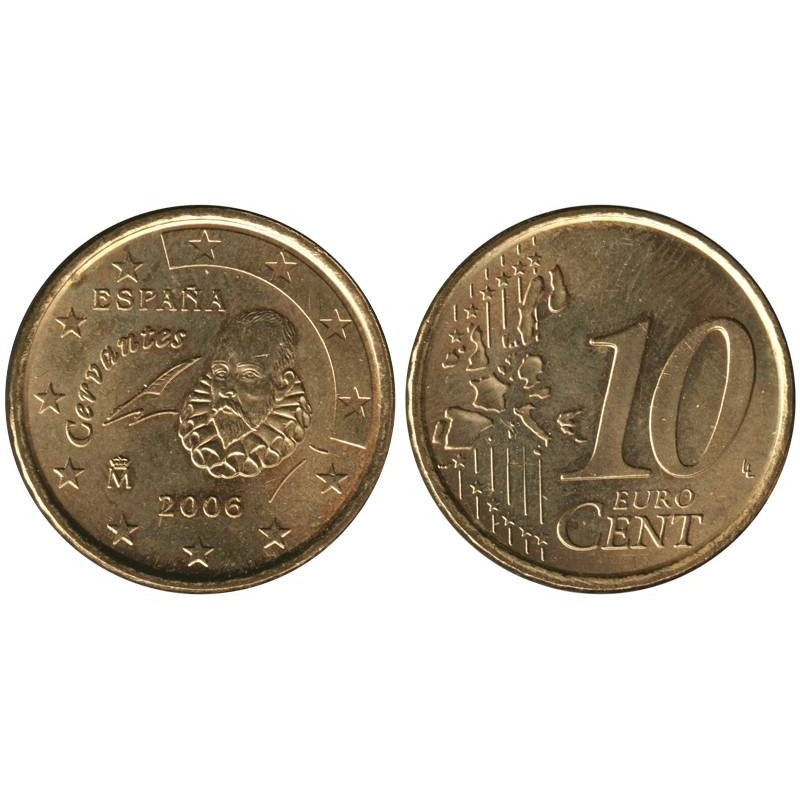 ESPAGNE - 10 cents d'euro - 2006