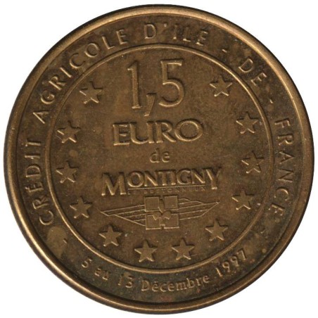 MONTIGNY - 1,5 euro des villes - 1997 - Etat : TTB MONTIGNY - 1,5 euro des villes - 1997 - Etat : TTB