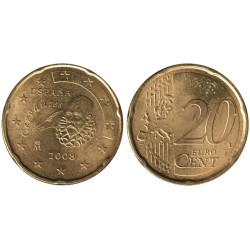 ESPAGNE - 20 cents d'euro - 2008