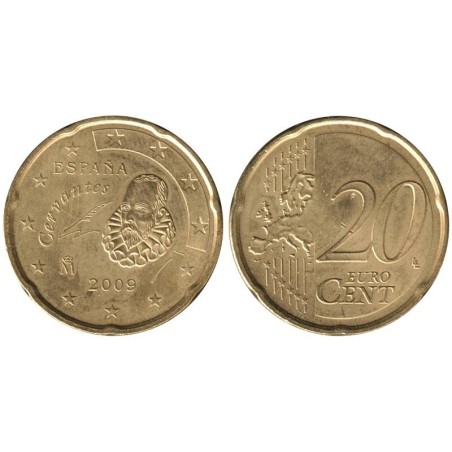 ESPAGNE - 20 cents d'euro - 2009