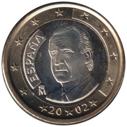 ESPAGNE - 1 euro - 2002