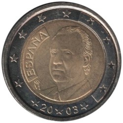 ESPAGNE - 2 euros - 2003