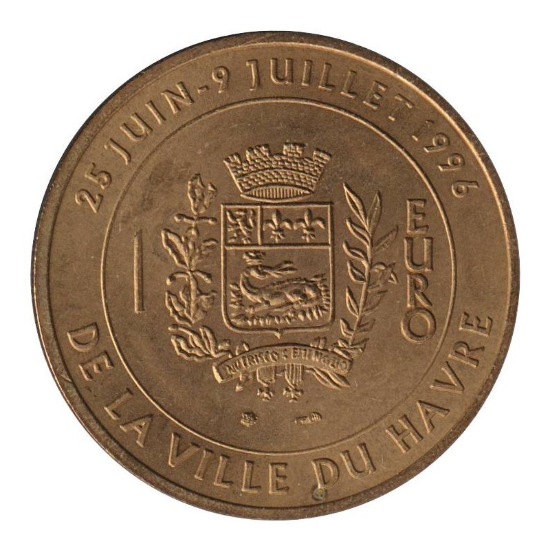 LE HAVRE - 1 euro des villes - 1996 - Etat : SUP