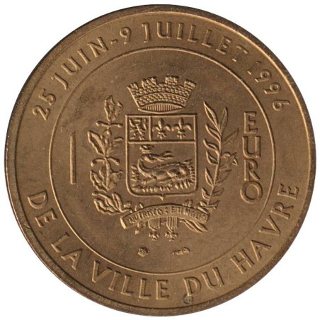 LE HAVRE - 1 euro des villes - 1996 - Etat : SUP LE HAVRE - 1 euro des villes - 1996 - Etat : SUP