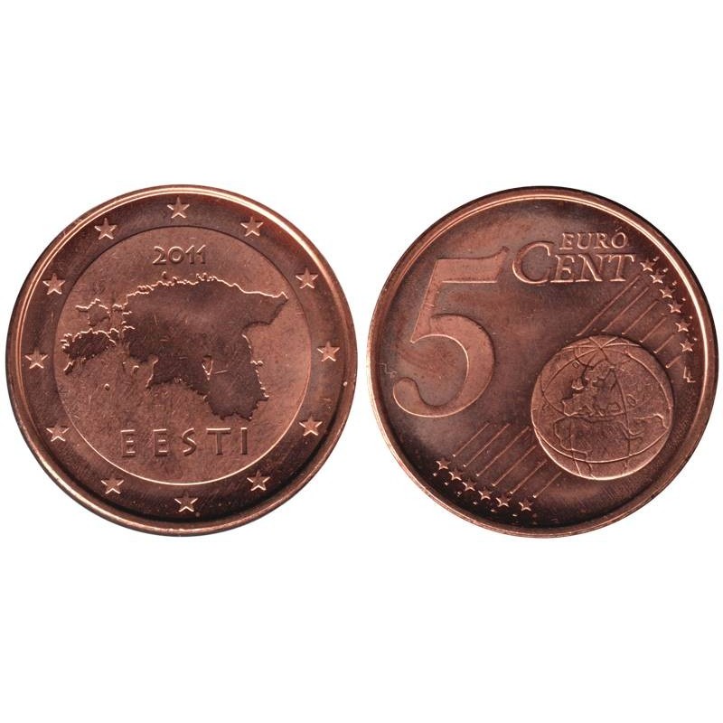 ESTONIE - 5 cents - 2011