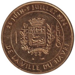 LE HAVRE - 1 euro des villes - 1996 - Etat : SUP