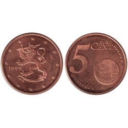 FINLANDE - 5 cents - 1999