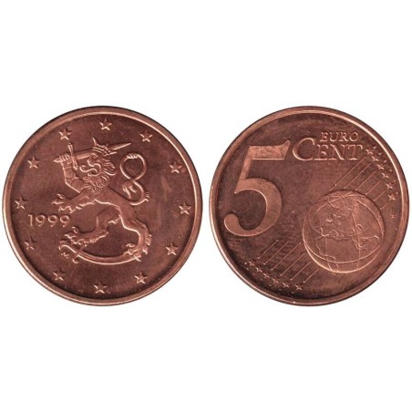 FINLANDE - 5 cents - 1999