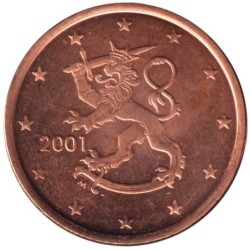 FINLANDE - 5 cents - 2001