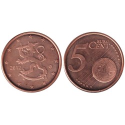 FINLANDE - 5 cents - 2012
