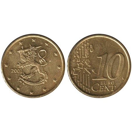 FINLANDE - 10 cents - 2001