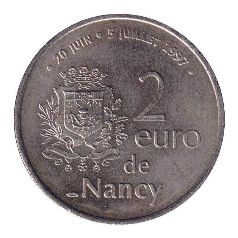 NANCY - 2 euro des villes - 1997 - Etat : SUP NANCY - 2 euro des villes - 1997 - Etat : SUP