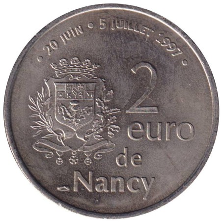 NANCY - 2 euro des villes - 1997 - Etat : SUP NANCY - 2 euro des villes - 1997 - Etat : SUP