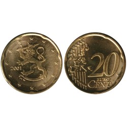 FINLANDE - 20 cents - 2001