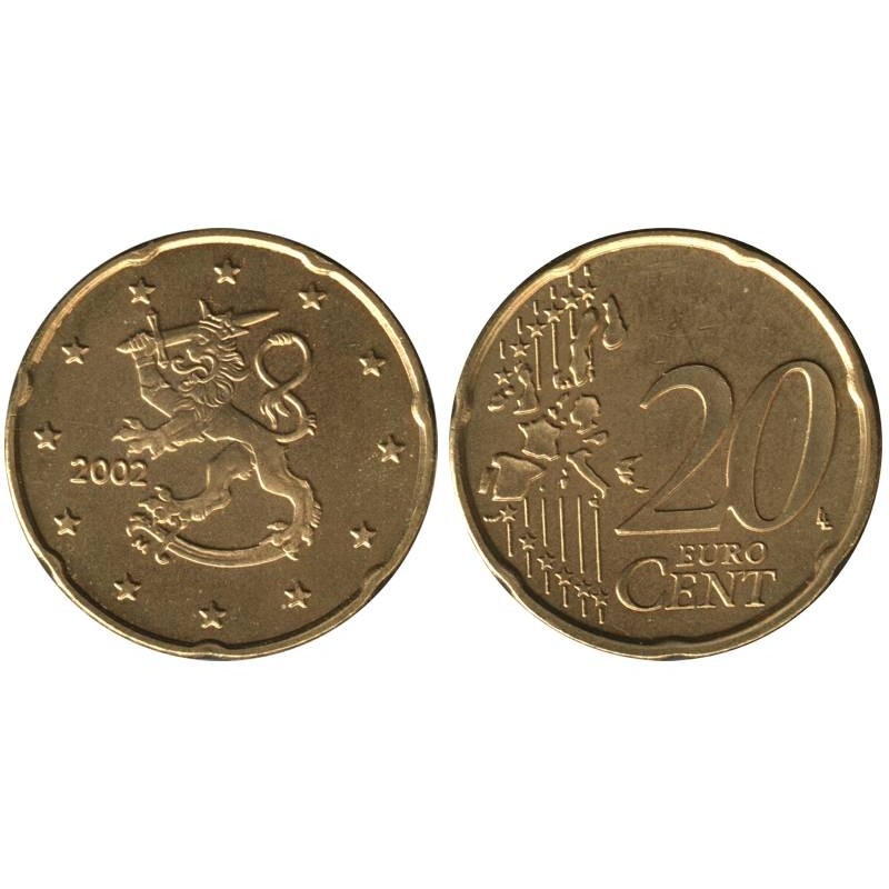 FINLANDE - 20 cents - 2002