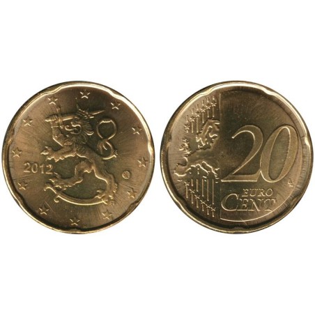 FINLANDE - 20 cents - 2012