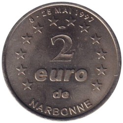NARBONNE - 2 euro des villes - 1997 - Etat : SUP