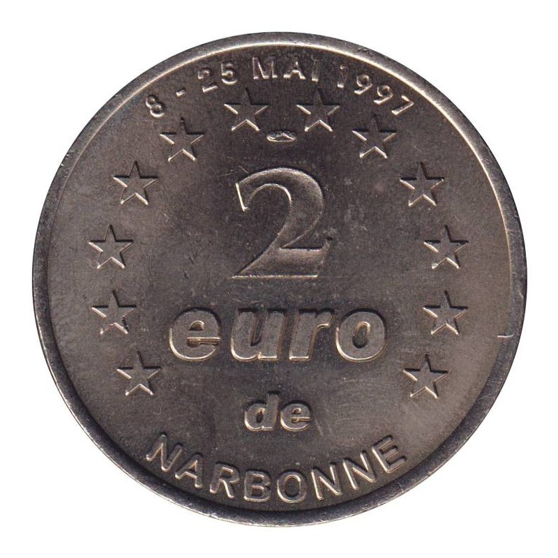 NARBONNE - 2 euro des villes - 1997 - Etat : SUP