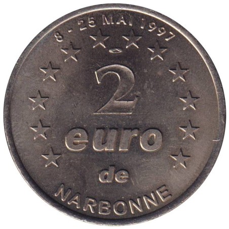 NARBONNE - 2 euro des villes - 1997 - Etat : SUP NARBONNE - 2 euro des villes - 1997 - Etat : SUP
