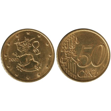 FINLANDE - 50 cents - 2002 FINLANDE - 50 cents - 2002