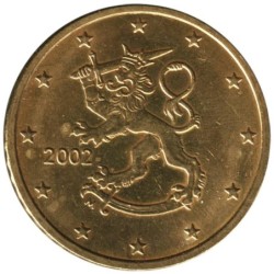 FINLANDE - 50 cents - 2002