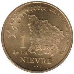 NIEVRE - 1 euro des villes - 1997 - Etat : SUP