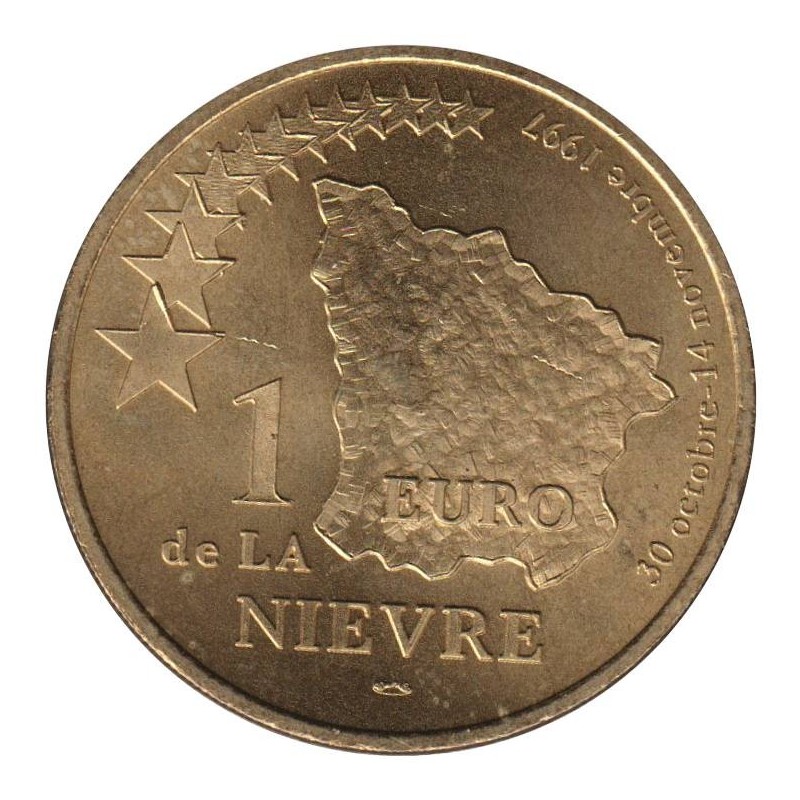 NIEVRE - 1 euro des villes - 1997 - Etat : SUP NIEVRE - 1 euro des villes - 1997 - Etat : SUP