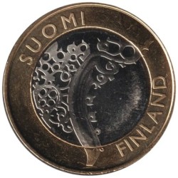 FINLANDE - 5 euros - Province de Finlande du Sud-Ouest - 2010