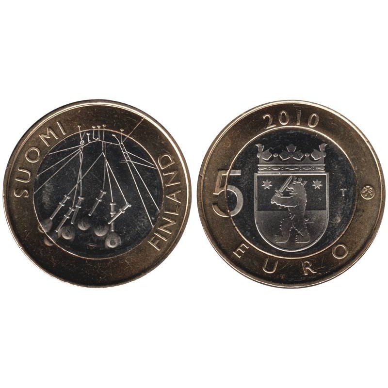 FINLANDE - 5 euros - Province de Satakunta - Site Sammallahdenmäki - 2010