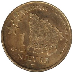 NIEVRE - 1 euro des villes - 1997 - Etat : SUP