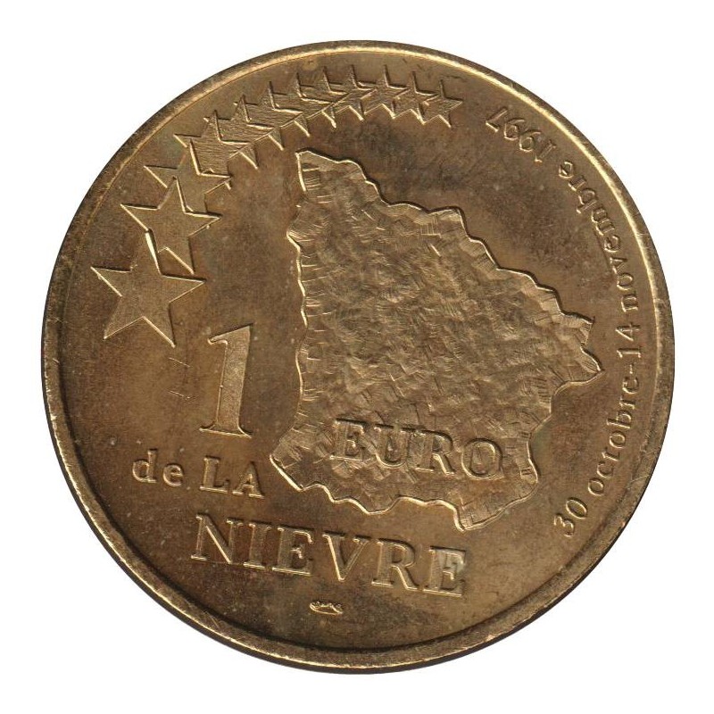 NIEVRE - 1 euro des villes - 1997 - Etat : SUP NIEVRE - 1 euro des villes - 1997 - Etat : SUP