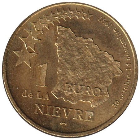 NIEVRE - 1 euro des villes - 1997 - Etat : SUP NIEVRE - 1 euro des villes - 1997 - Etat : SUP