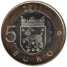 FINLANDE - 5 euros - Province de Tavastia - 2011