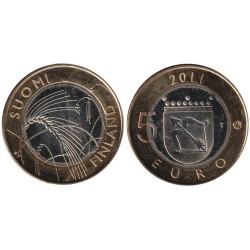 FINLANDE - 5 euros - Province de Savonie - 2011
