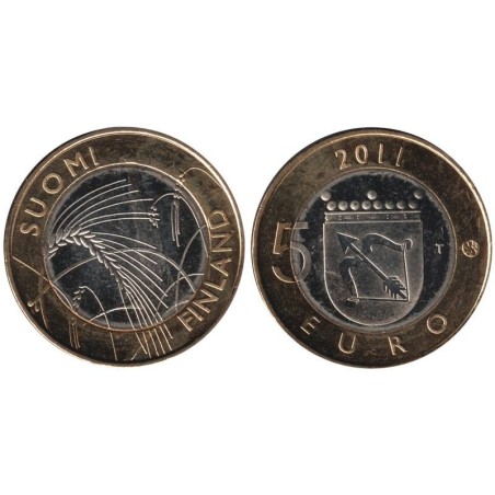 FINLANDE - 5 euros - Province de Savonie - 2011