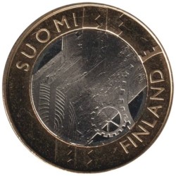FINLANDE - 5 euros - Province d'Uusimaa - 2011