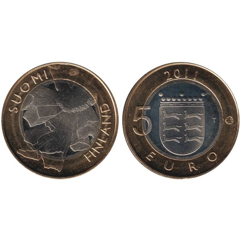 FINLANDE - 5 euros - Province de l'Ostrobotnie - 2011