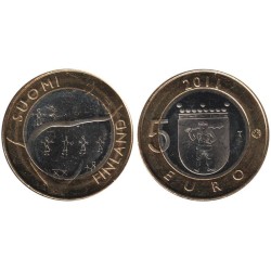 FINLANDE - 5 euros - Province de Laponie - 2011